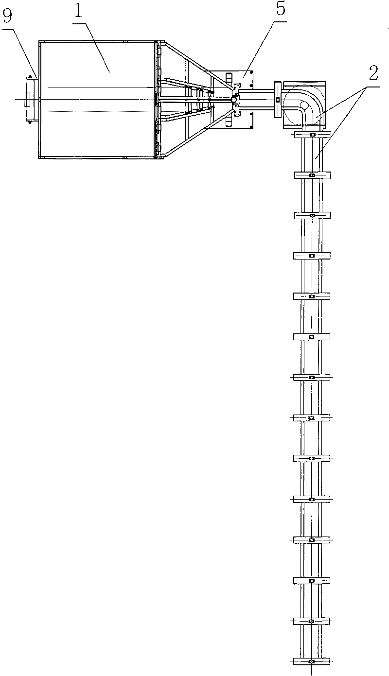 -Simulation test device of mine waste reservoir with adjustable gradient