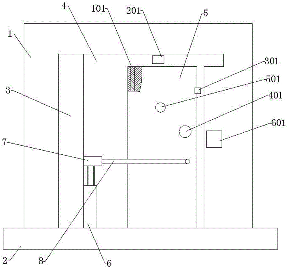 Anti-theft door with hydraulic locking device