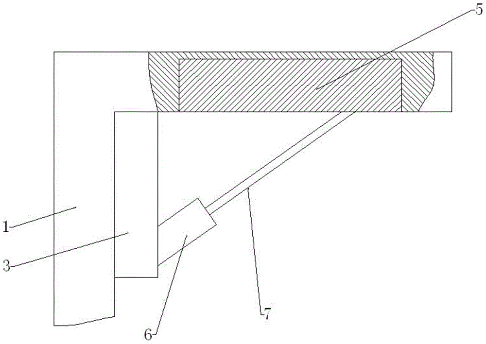 Anti-theft door with hydraulic locking device