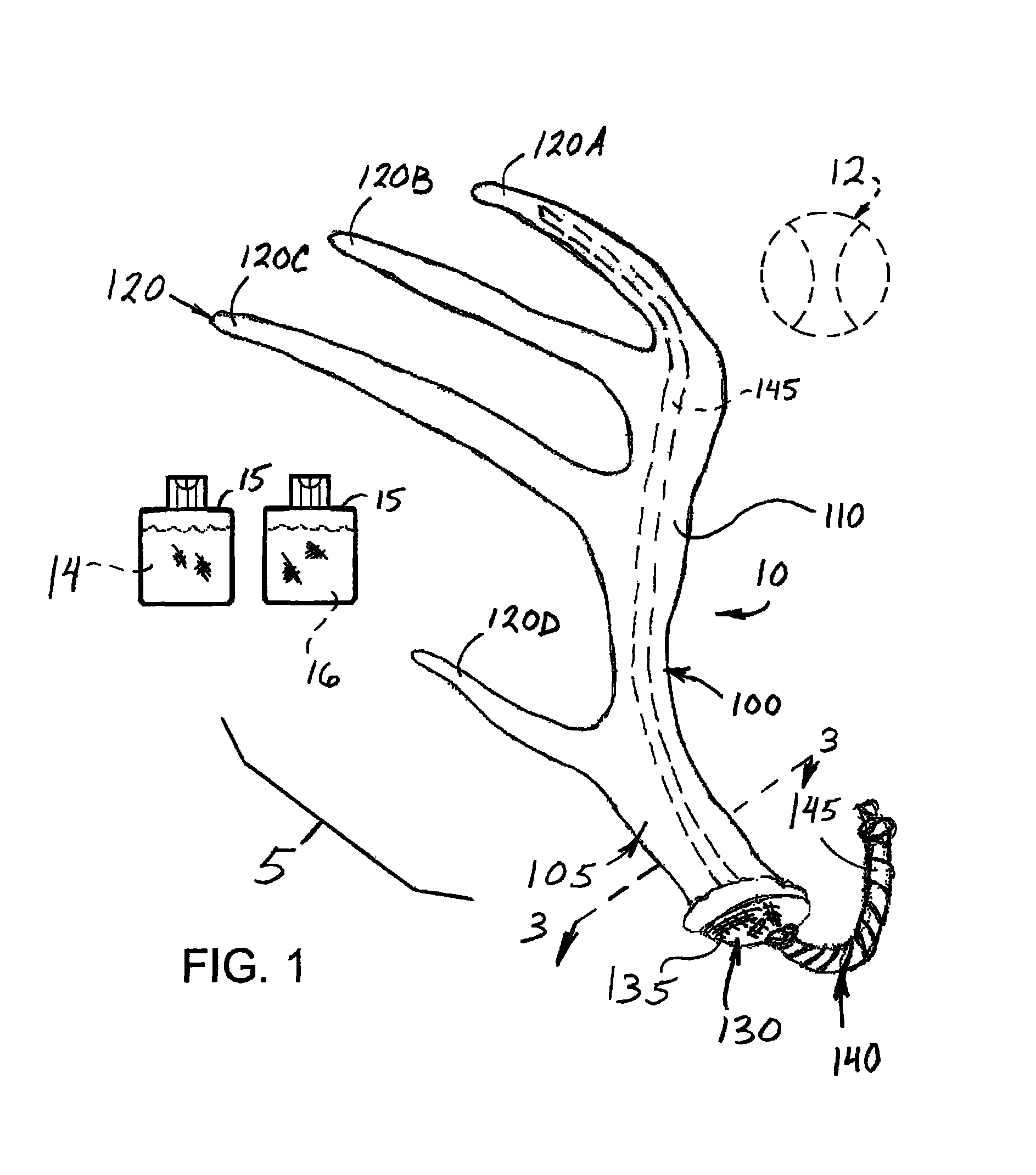 Retrieving tool for training dogs