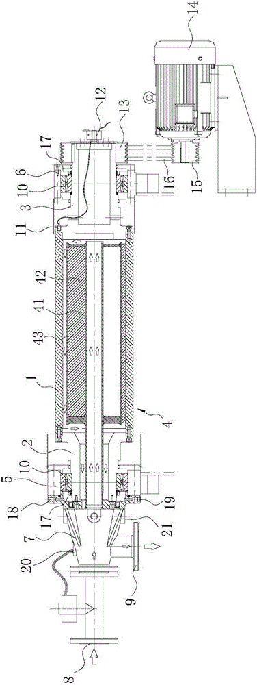 High-speed heat transfer oil roller