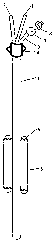 Three-channel single-balloon tube