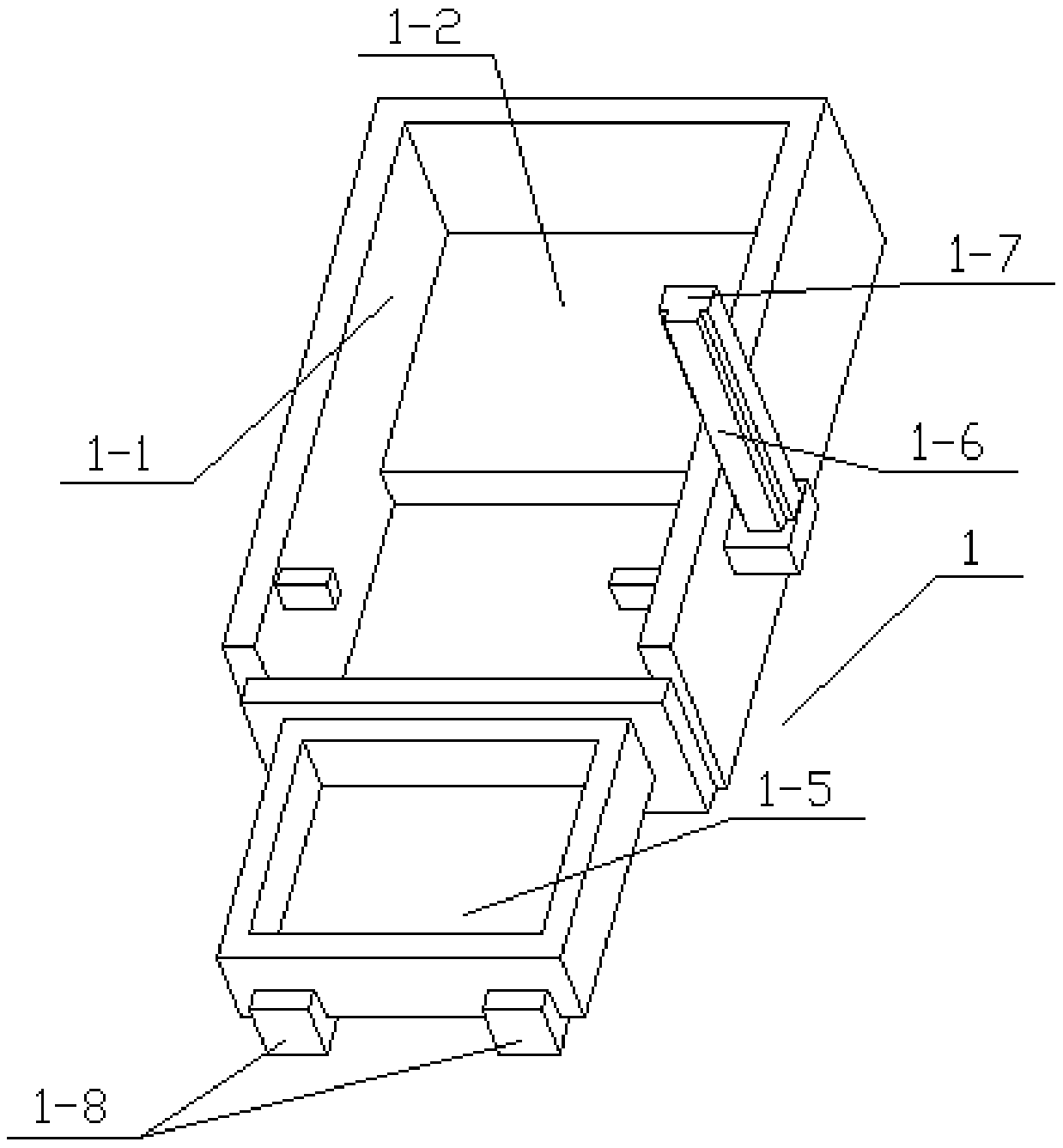 Drainage device for architectural engineering environment-friendly water purification