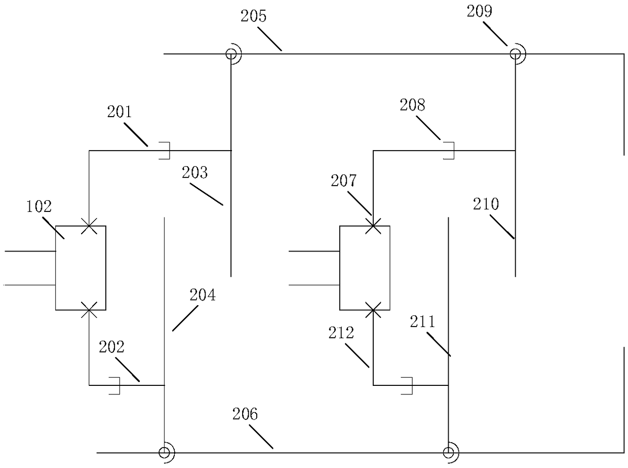 Data center heat dissipation system with direct connection between loop heat pipe and refrigeration cycle pipe