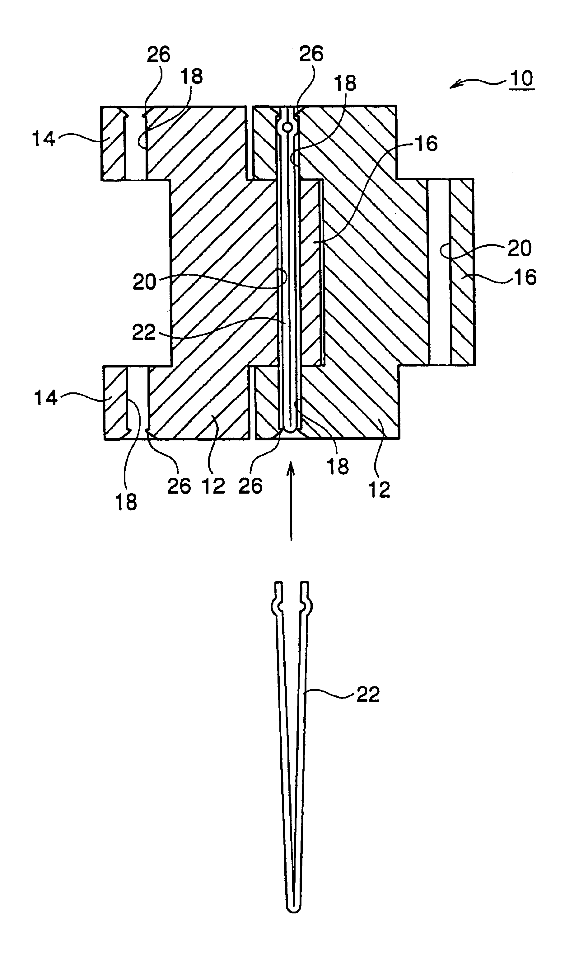 Band coupling structure and method of manufacturing piece member therefor