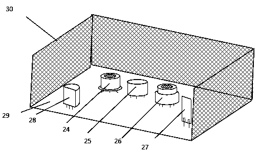 WSN (Wireless Sensor Network)-based piggery environment perception electronic nose and working method