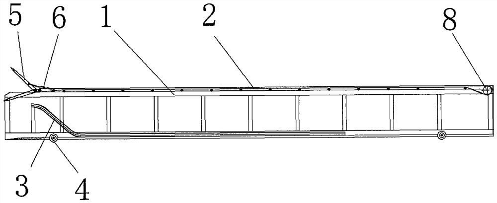 Telescopic loading and unloading equipment