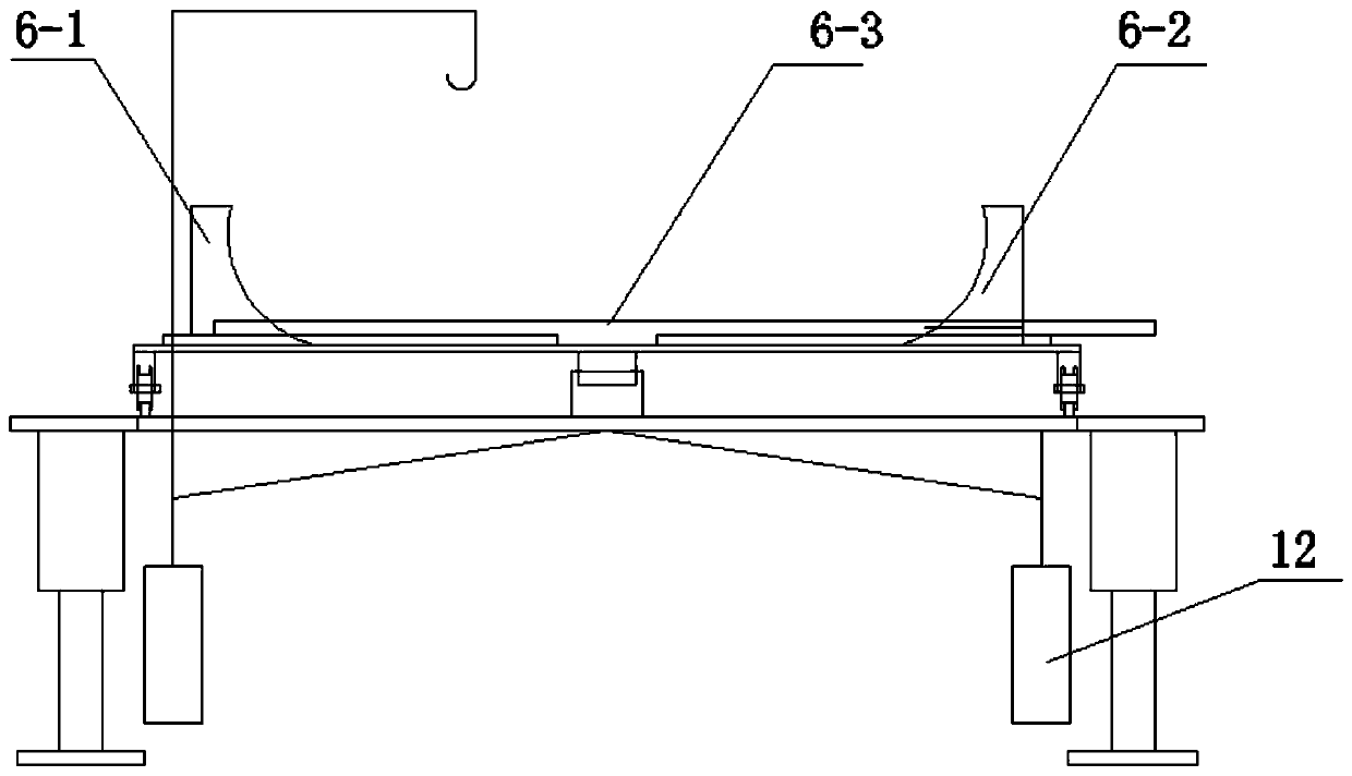 Rail trolley wheel set replacing tool