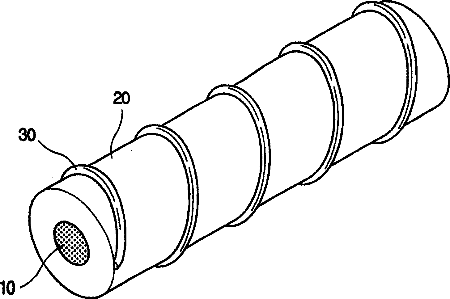 Optical fiber unit for air blown installation and manufacturing method thereof