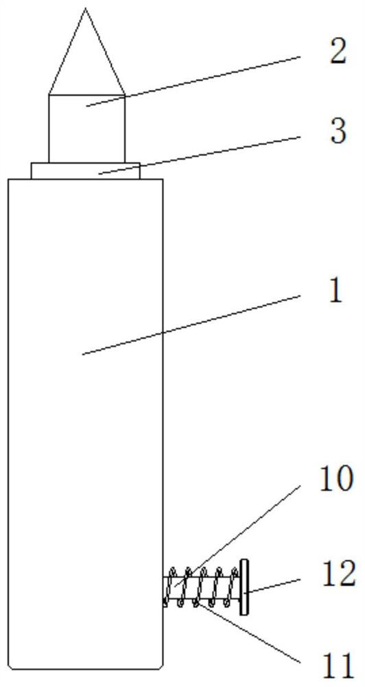 A safety blasting and breaking device for automobile glass