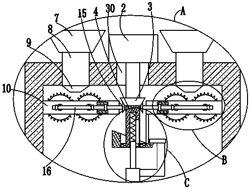 Inorganic chemical experiment device