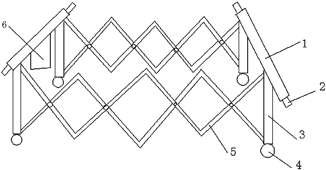 Coffin stand with traction device