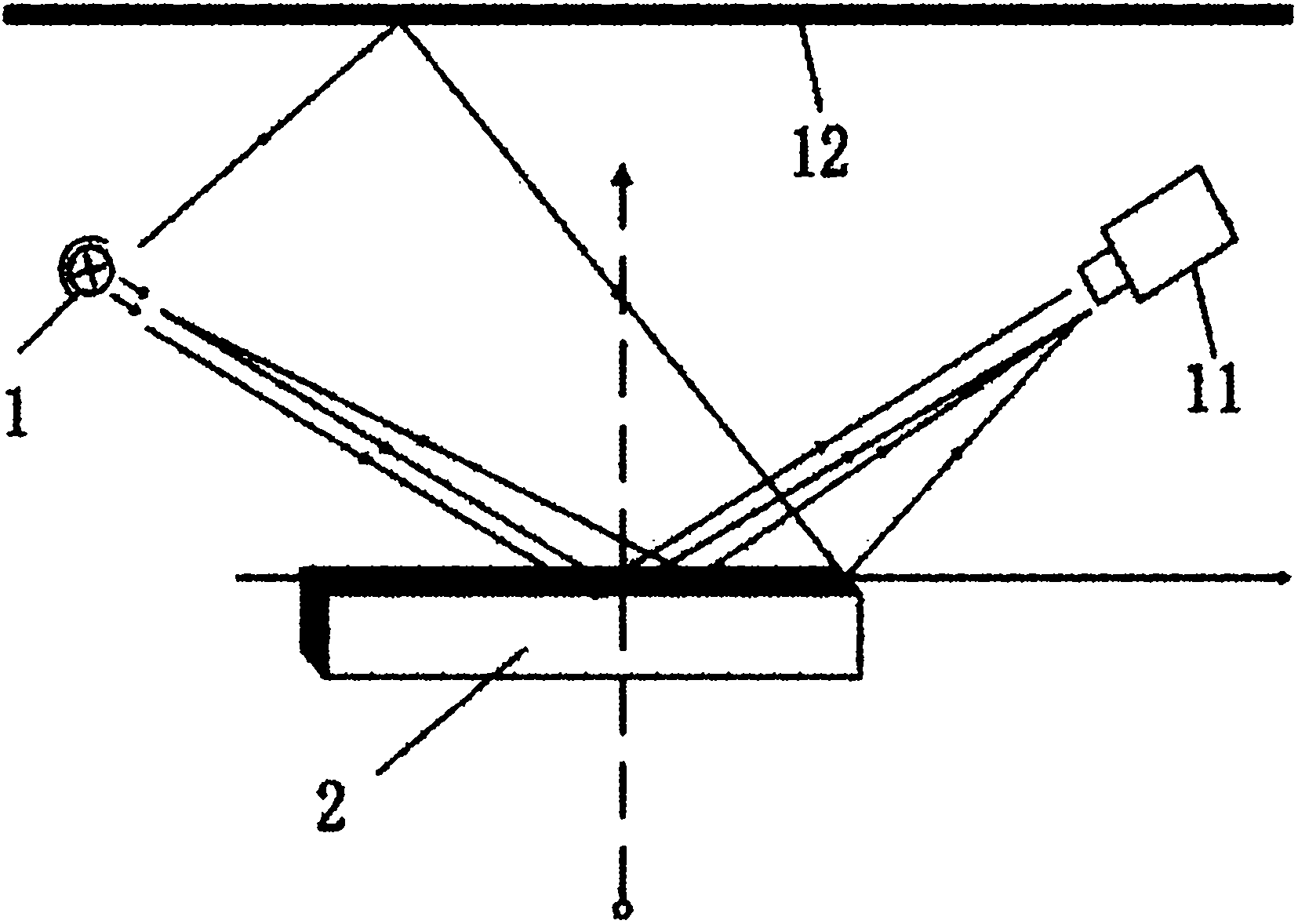 Detection device and method of reflected light