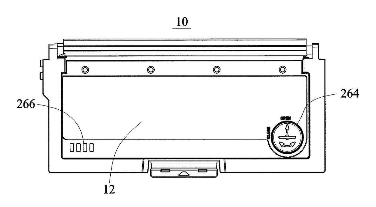 Image forming agent storage member