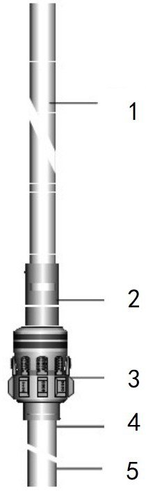 Gas-driven packer and packer setting method