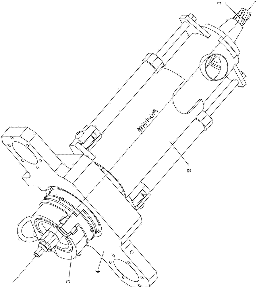 Fast positioning device applied to automatic feeding drill