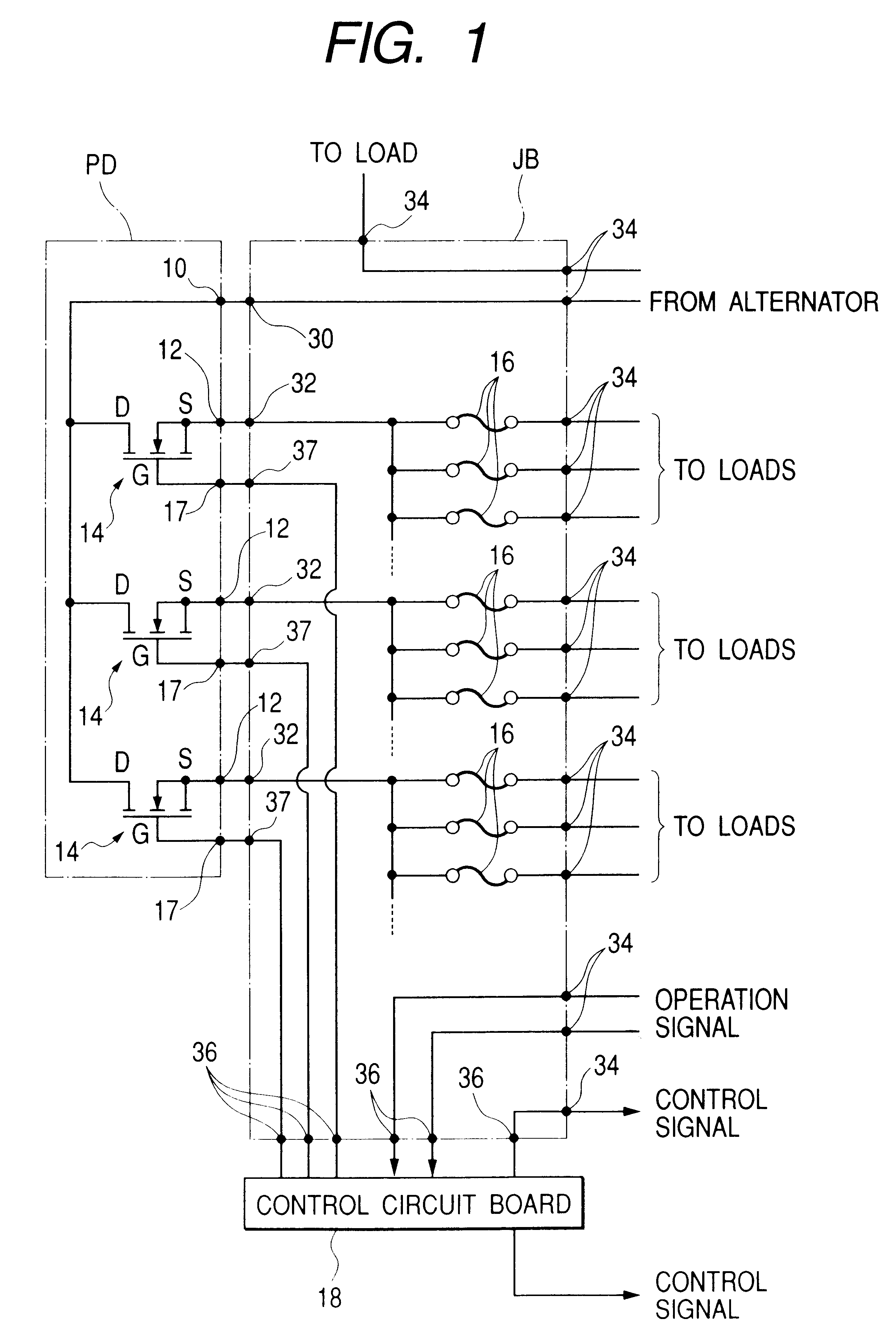 Terminal that provides connection between a wire circuit and a printed circuit, and electric junction box including said terminal