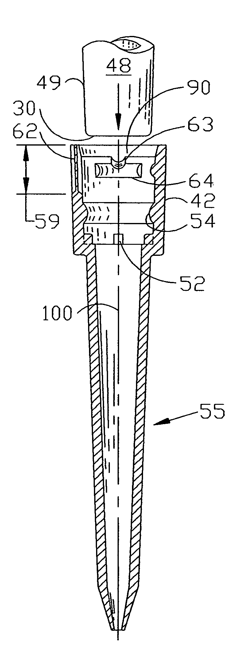 Ergonomic pipette tip and adapters