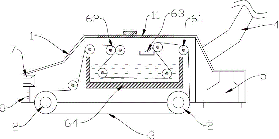 Floor cleaning machine having camera shooting function