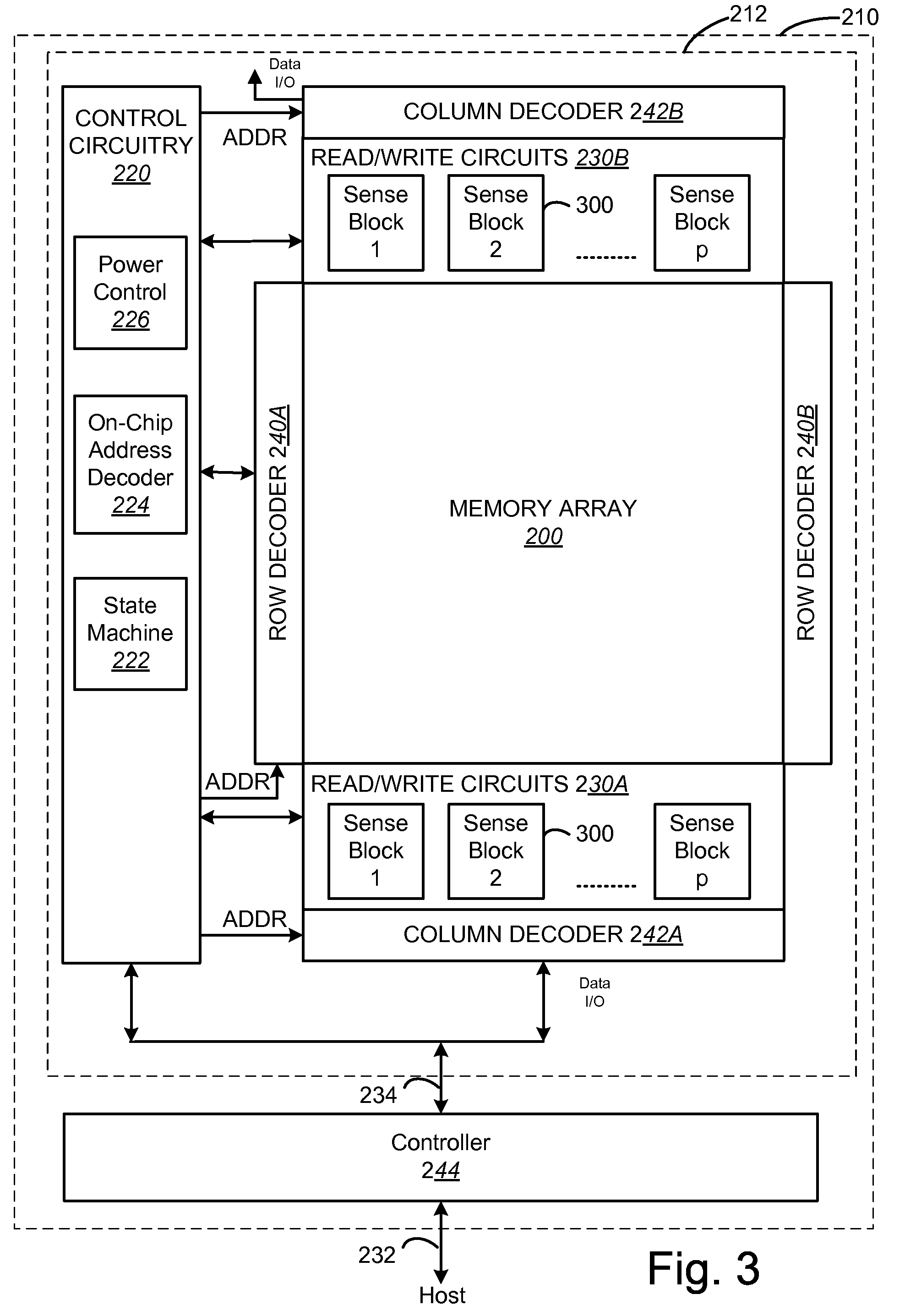 Adjusting resistance of non-volatile memory using dummy memory cells