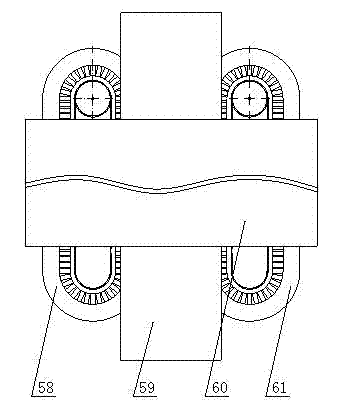 Coating fabric stentering shaping and transporting device with magnetic levitation function