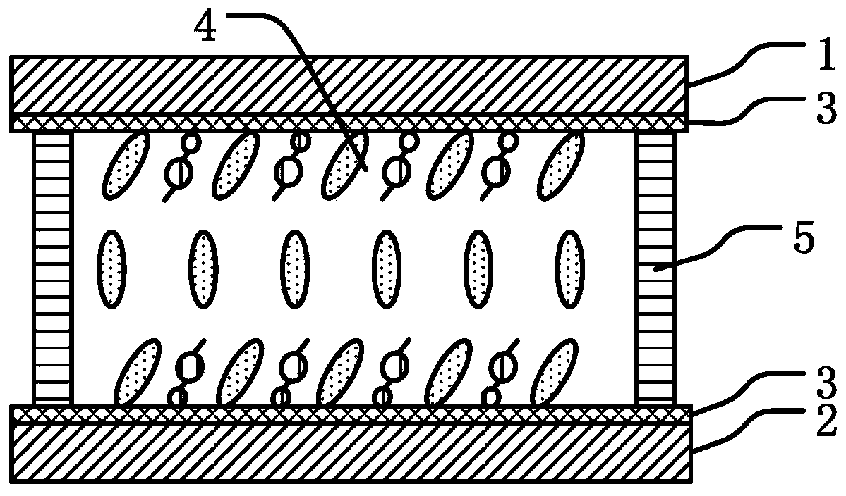 Self-alignment liquid crystal, and display device and preparation method thereof