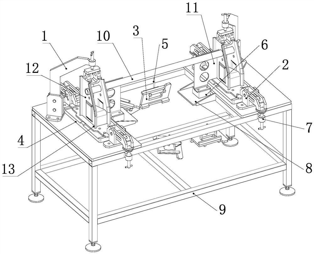 A suspension assembly welding tool and its processing method