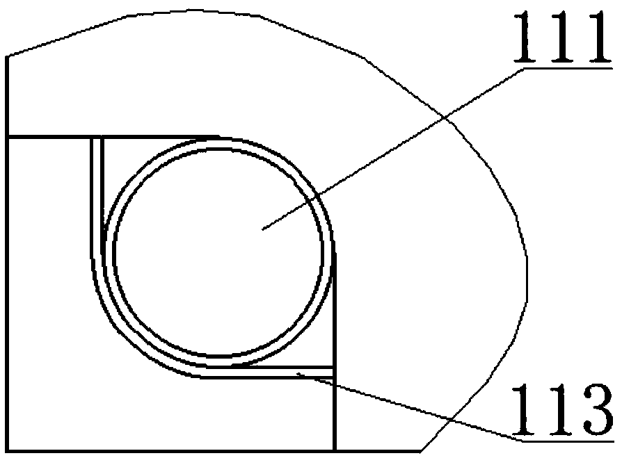 Through-hole solder pad structure, circuit board connecting method and circuit board