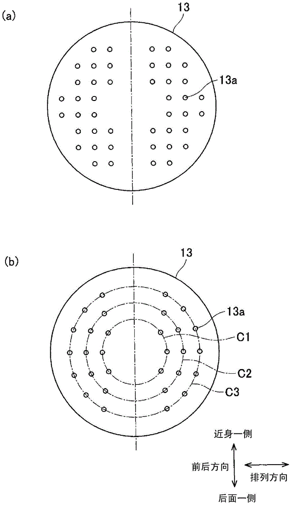 Melt spinning device and fiber shield