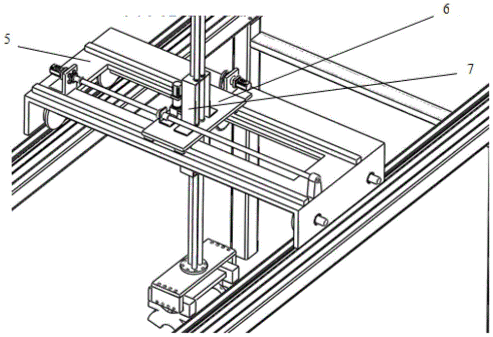 A gantry type stranding machine I-wheel automatic handling system