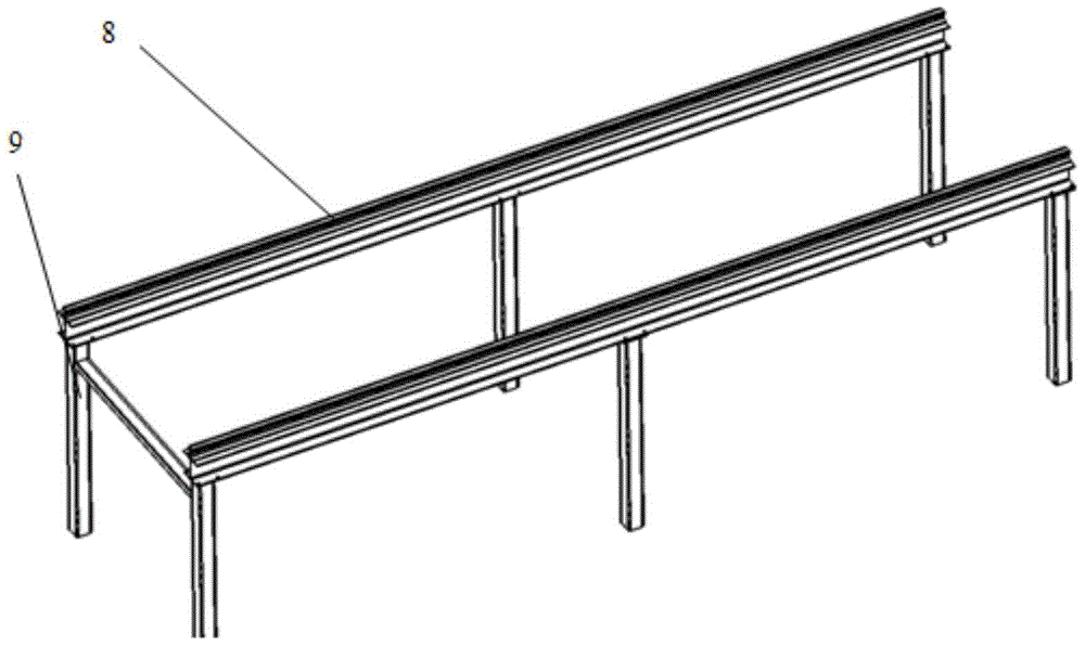 A gantry type stranding machine I-wheel automatic handling system