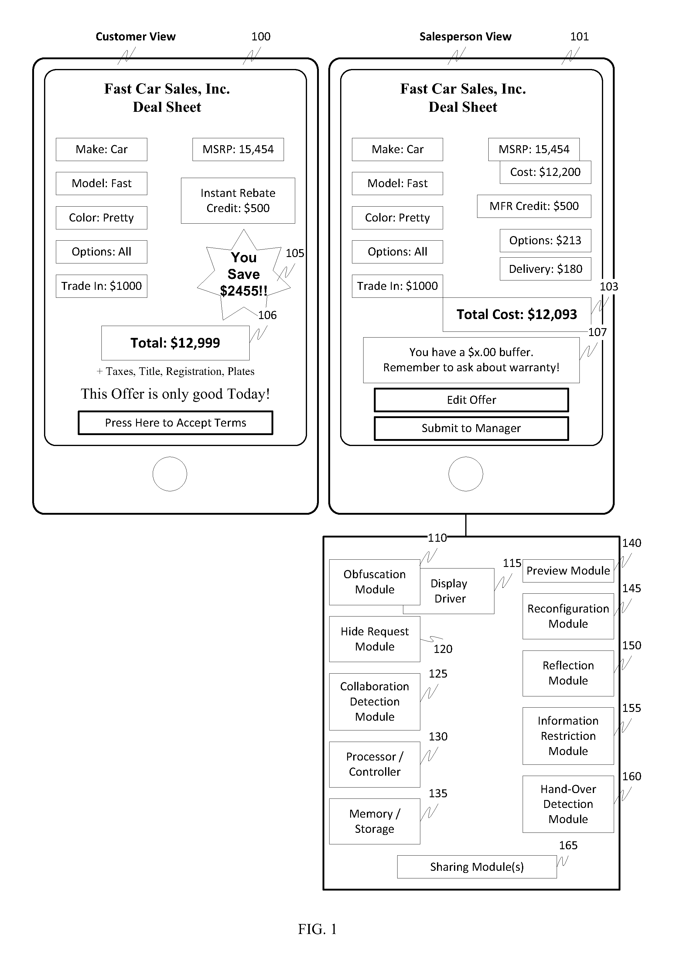 Exclusion of selected data from access by collaborators