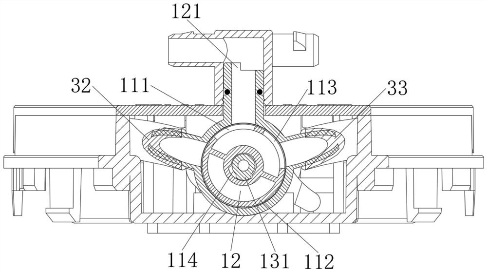 Full-drainage and half-drainage water replenishing control device and drainage valve