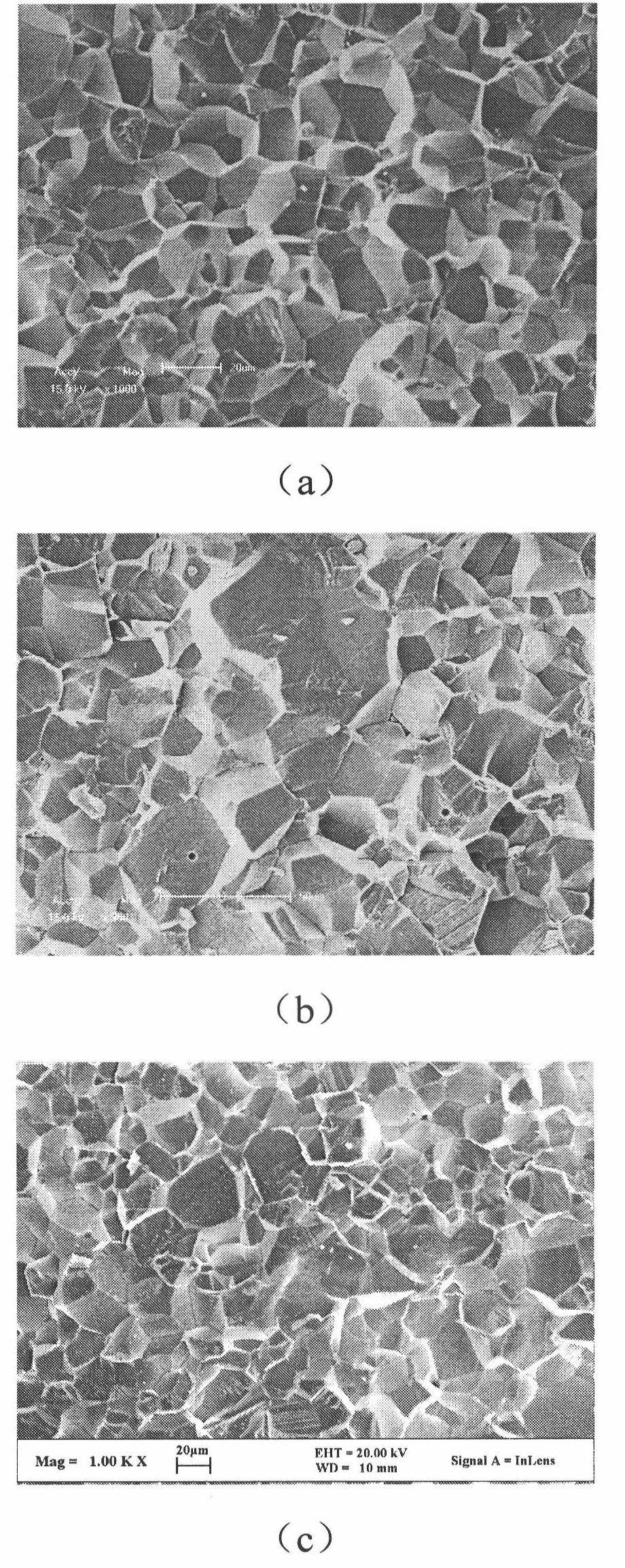 Method for manufacturing transparent alumina ceramic and application thereof