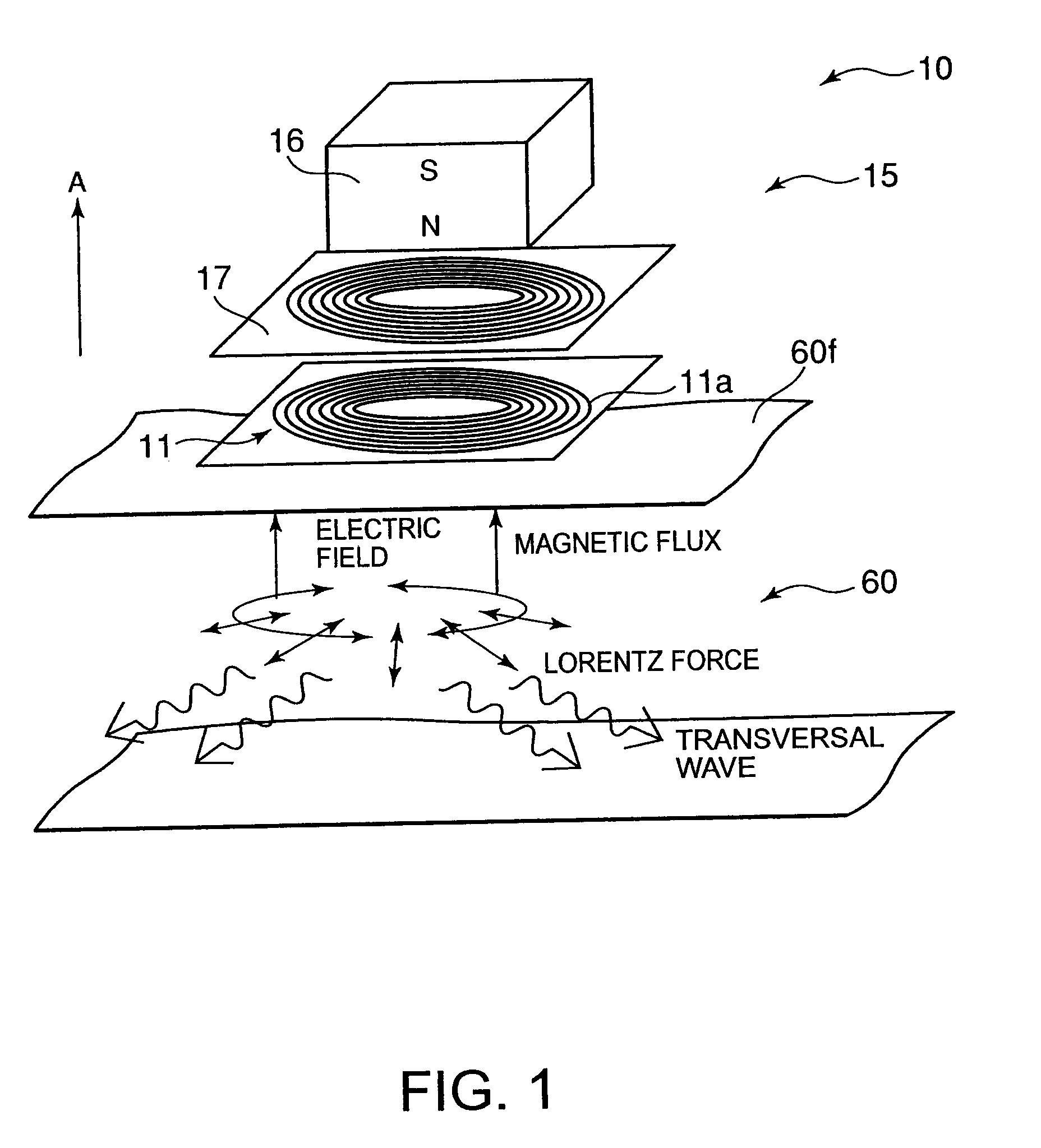 Active sensor, multipoint active sensor, inspection method of pipe deterioration and inspection apparatus of pipe deterioration