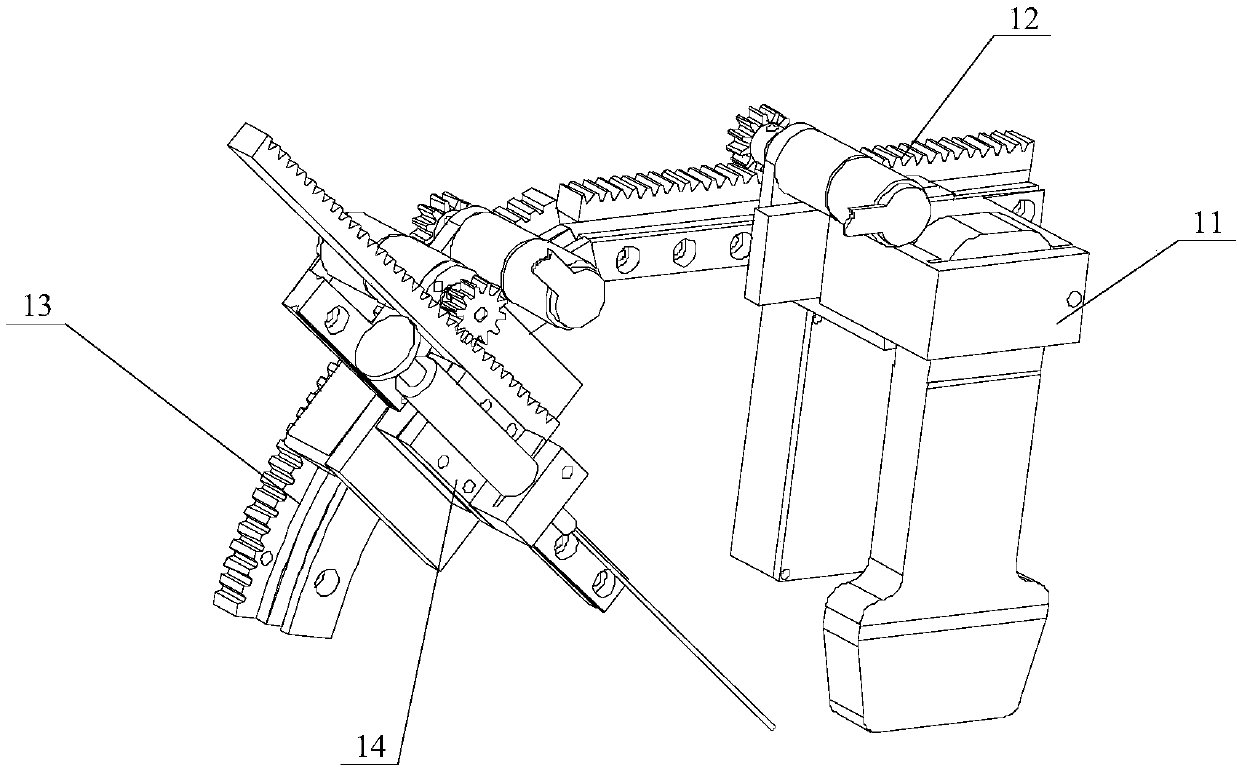 Handheld ultrasonic guidance nerve block robot