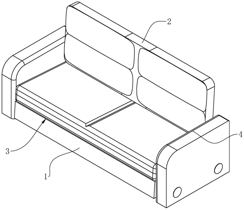 a sofa structure