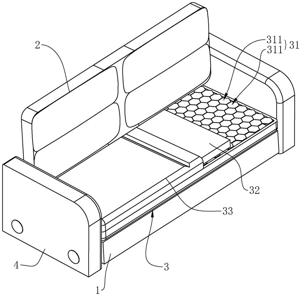 a sofa structure