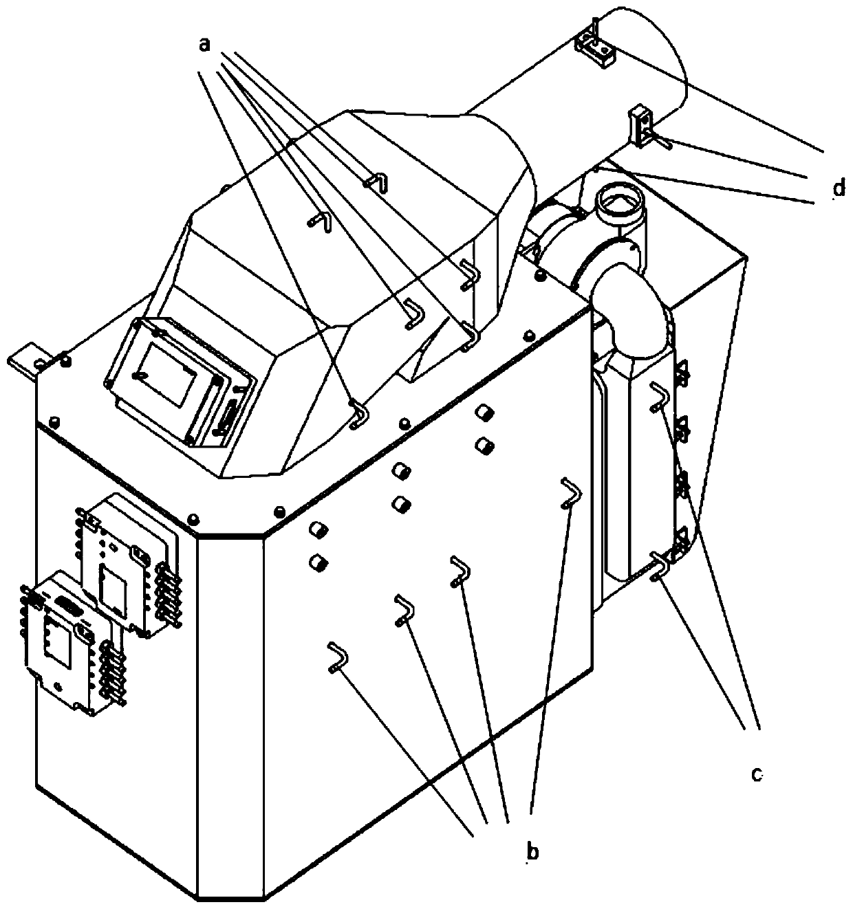 Testable armored vehicle air filter