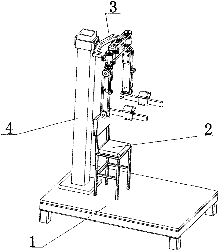 Automatic shoulder joint rehabilitation training device