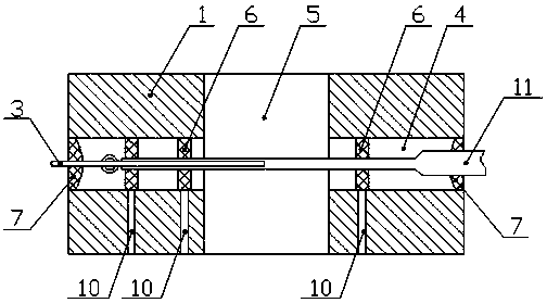 Capillary electrophoresis-chemiluminescence detection interface device and preparation method thereof