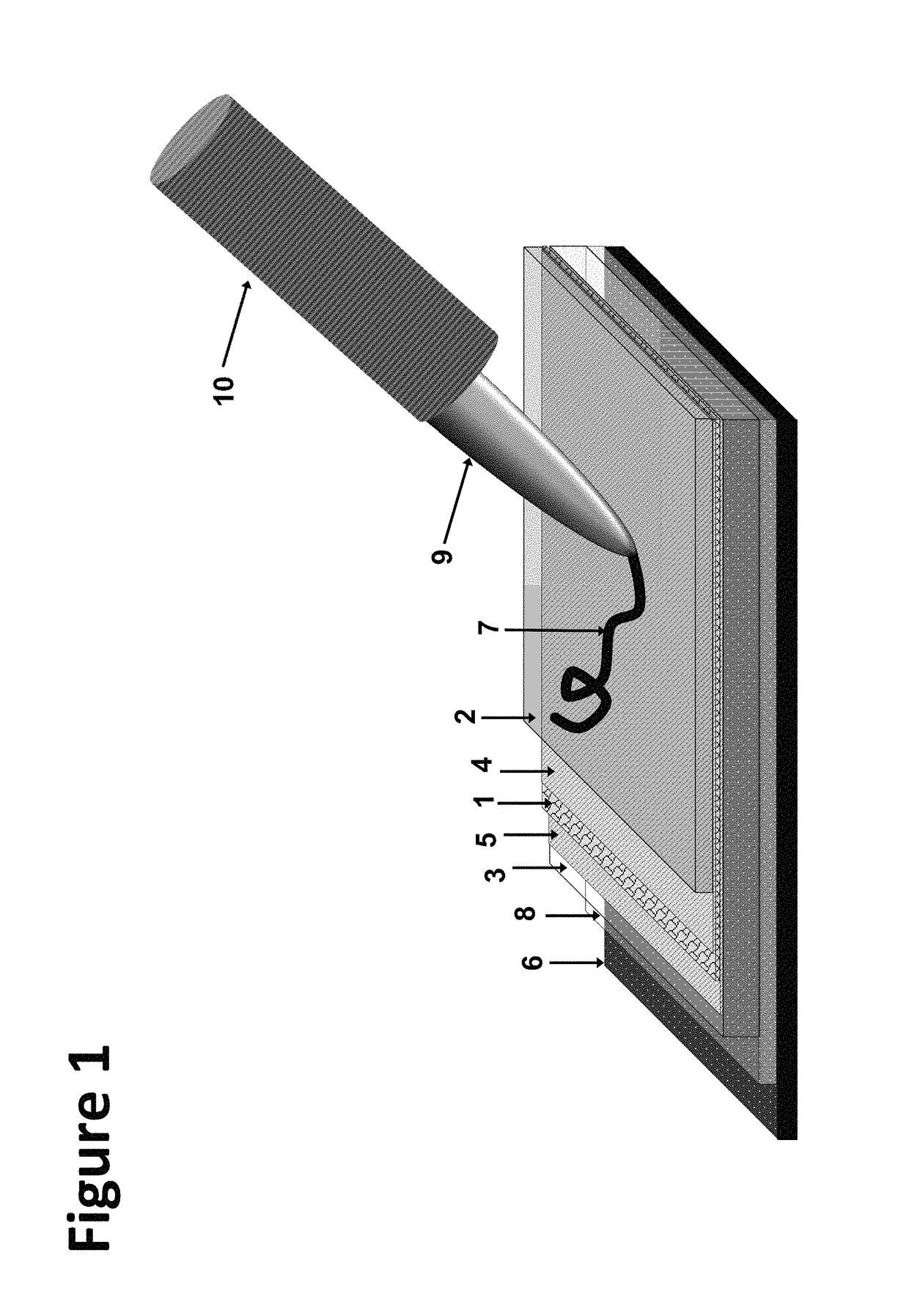 Electronic writing device with dot pattern recognition system