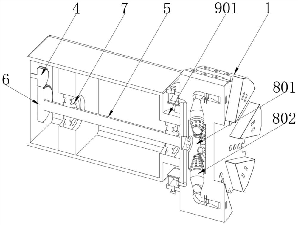 Tool turret with cutting scrap anti-winding and automatic cleaning functions