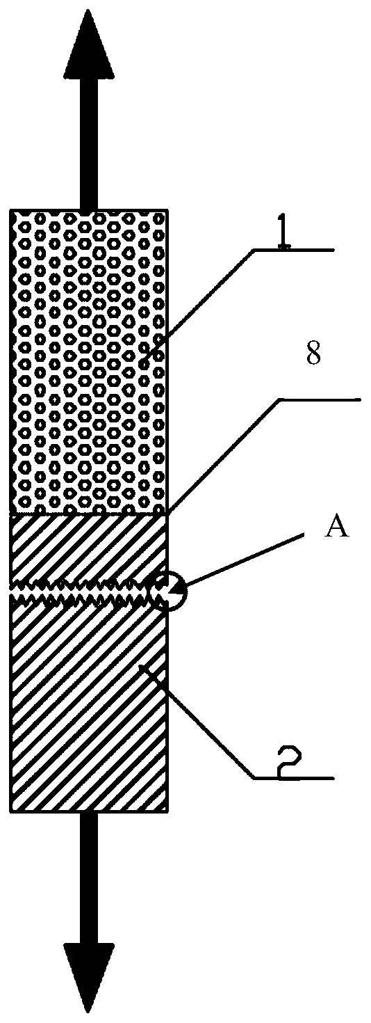 High-permeability magnetic soft-contact two-stage copper alloy crystallizer and its preparation and application