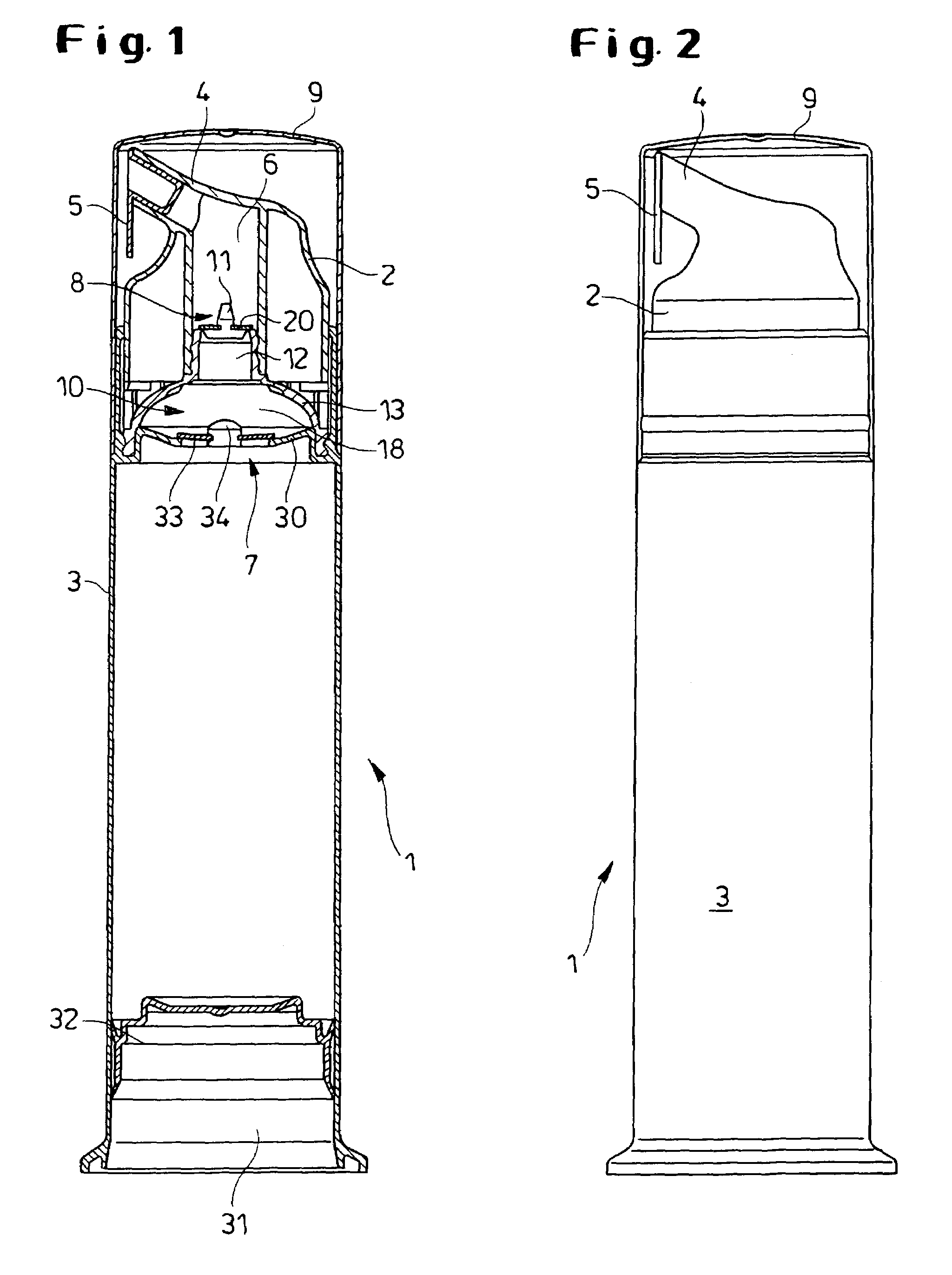 Dispenser for flowable products