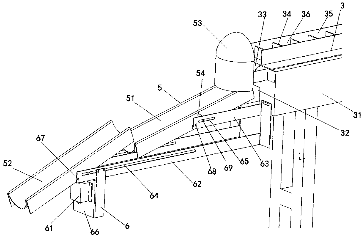 Sorting device and method for recognizing size of litchi kernels based on machine vision