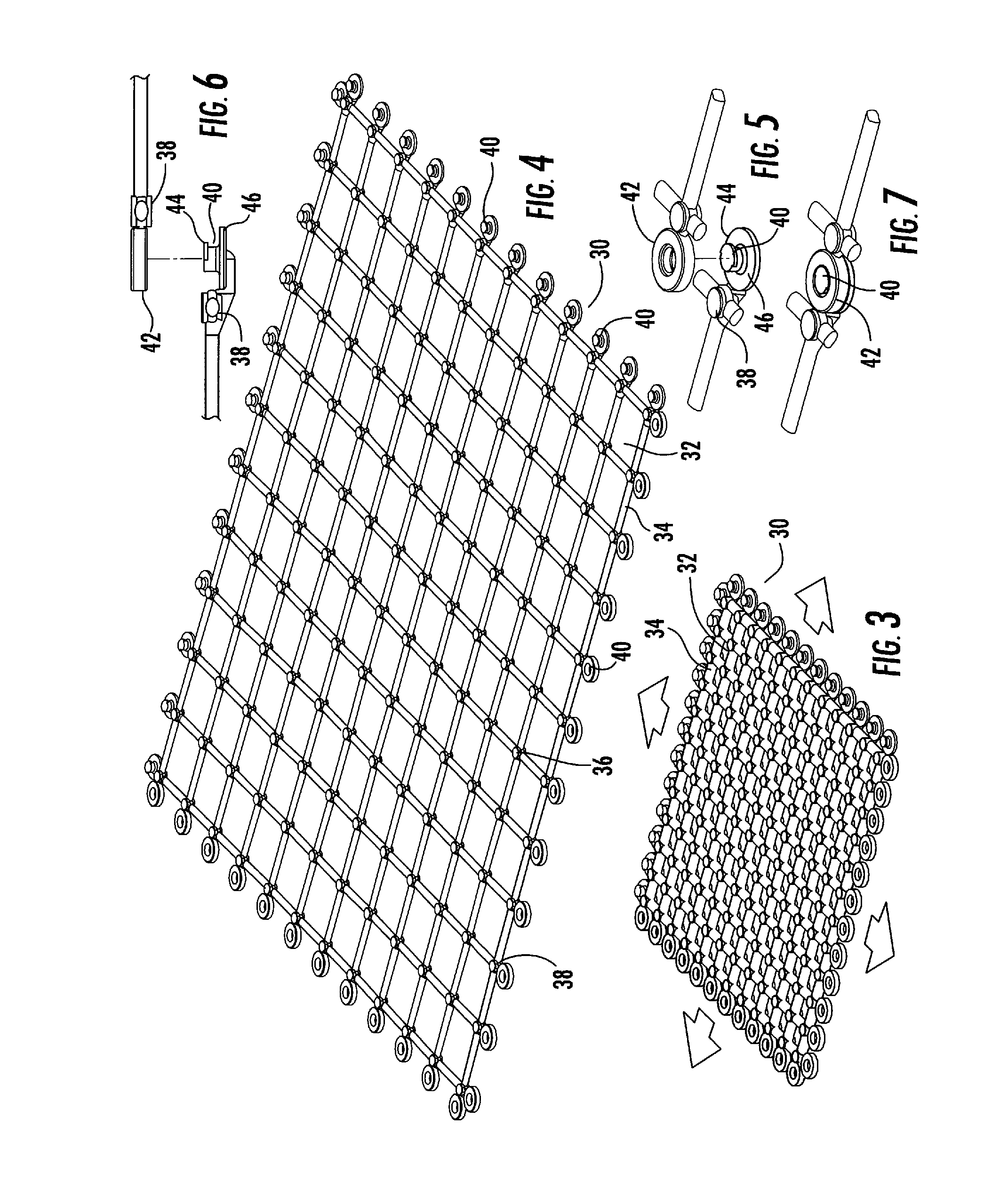 Molded and drawn screen