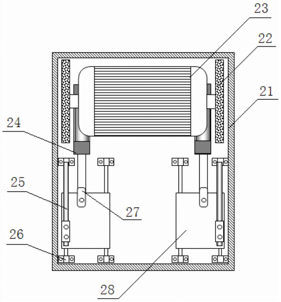 Device simulating firework spraying effect