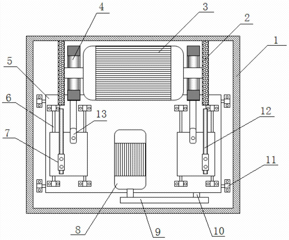 Device simulating firework spraying effect