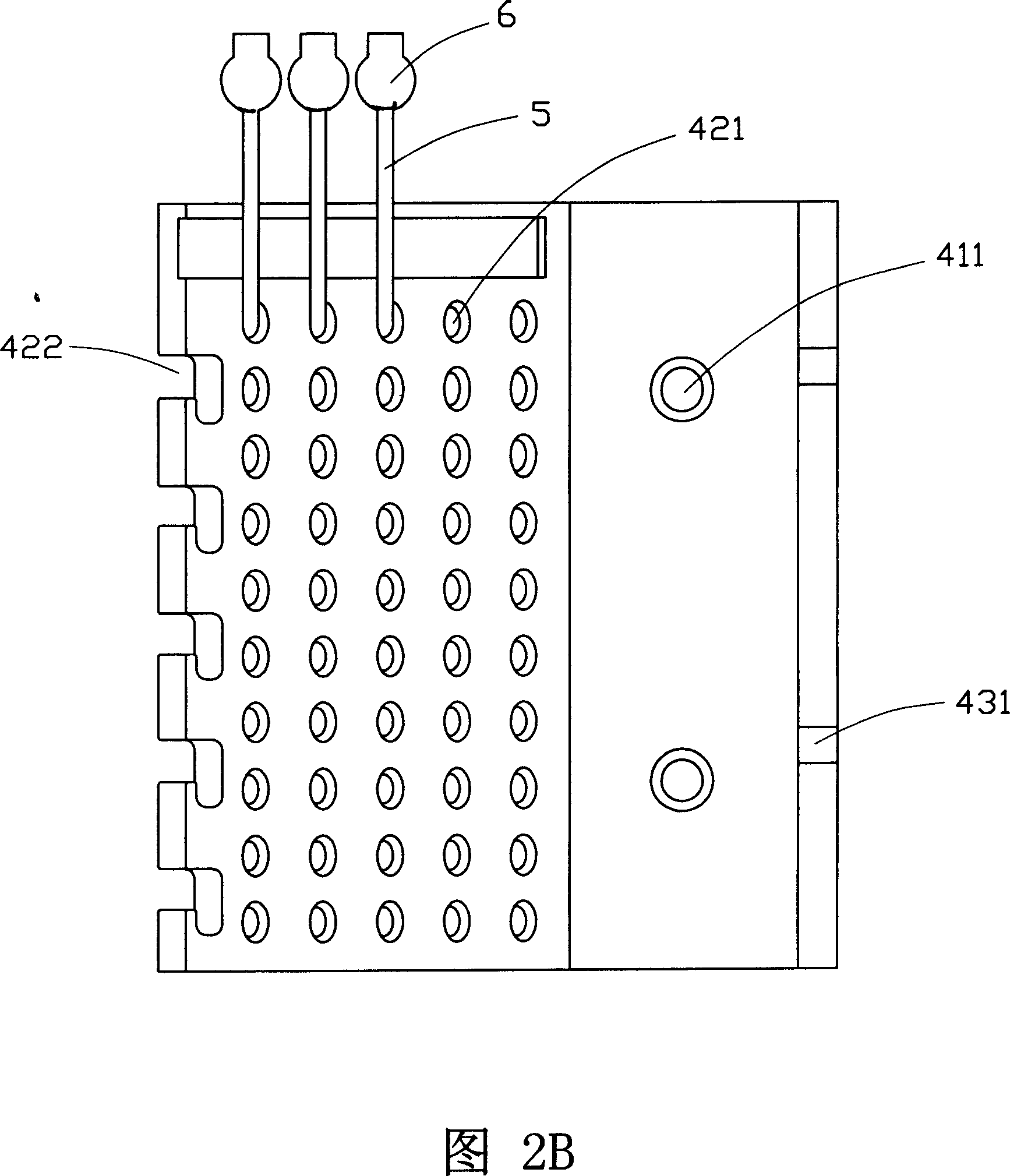 Terminalless communication cable distribution box and its connection method